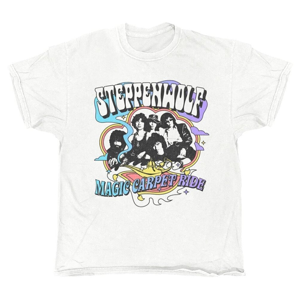 Steppenwolf Magic Carpet Ride Lantern Vintage Style Rock Graphic Unisex T-Shirt